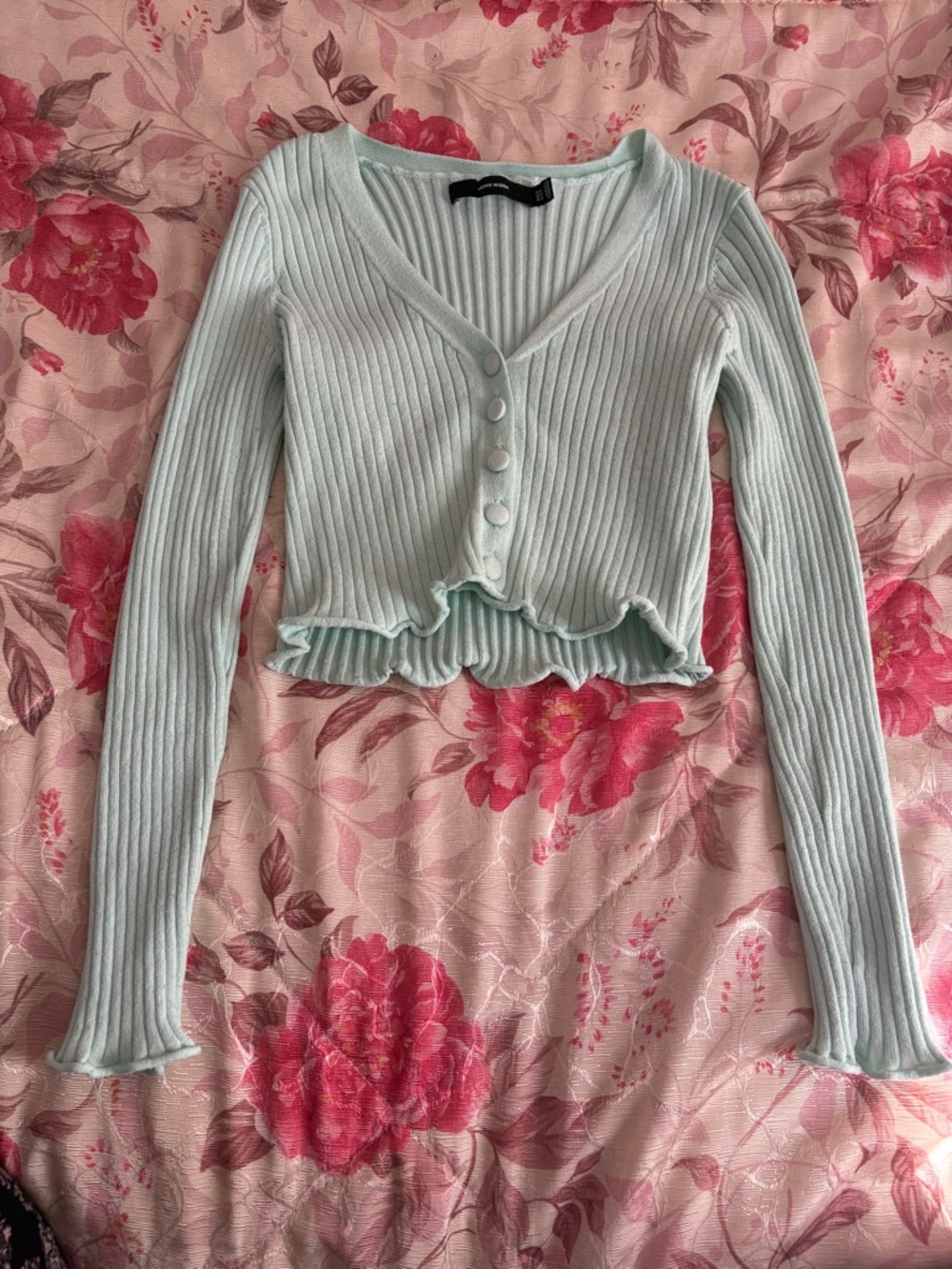 Vero Moda Fibly Recycled Polyester Rib Cardigan - Picture 2 of 6